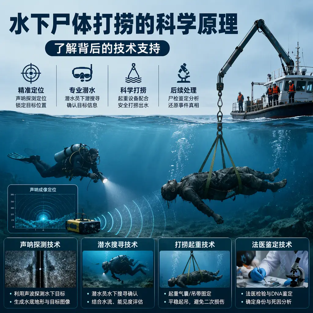 芜湖水下尸体打捞的科学原理，了解背后的技术支持